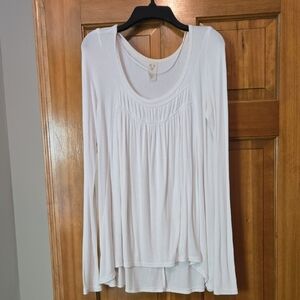 We The Free White Long Sleeve Top